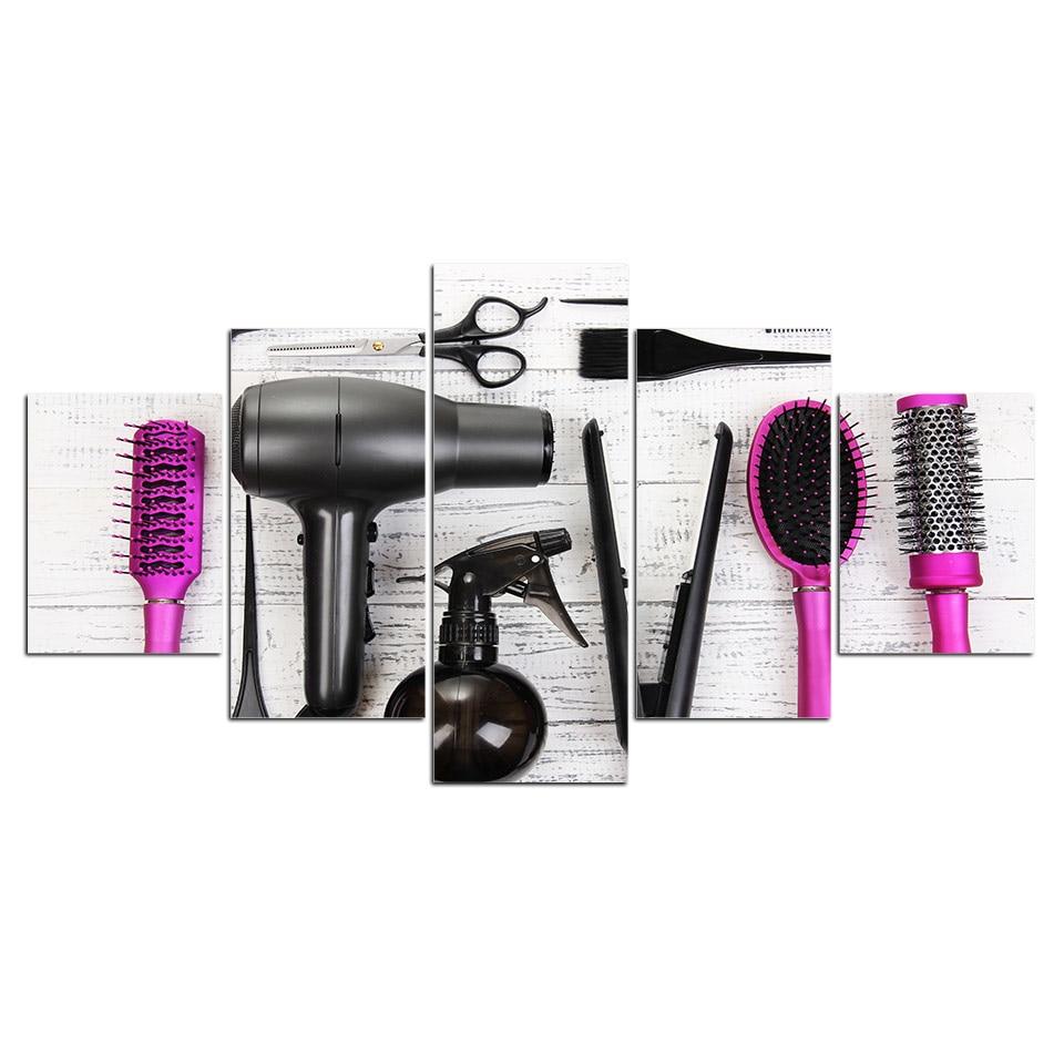 Hairdressing 08 – Abstract Canvas Wall Art