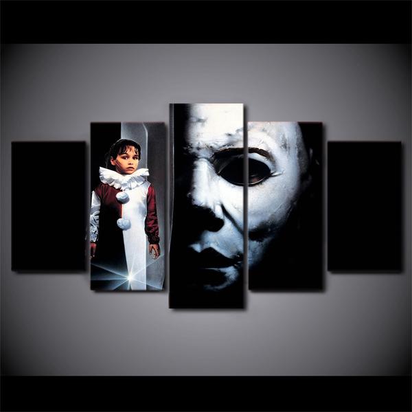 Halloween 5 The Revenge Of Michael Myers Movie Canvas Wall Art