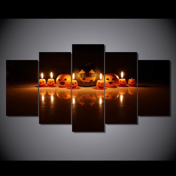 Halloween – Abstract Canvas Wall Art