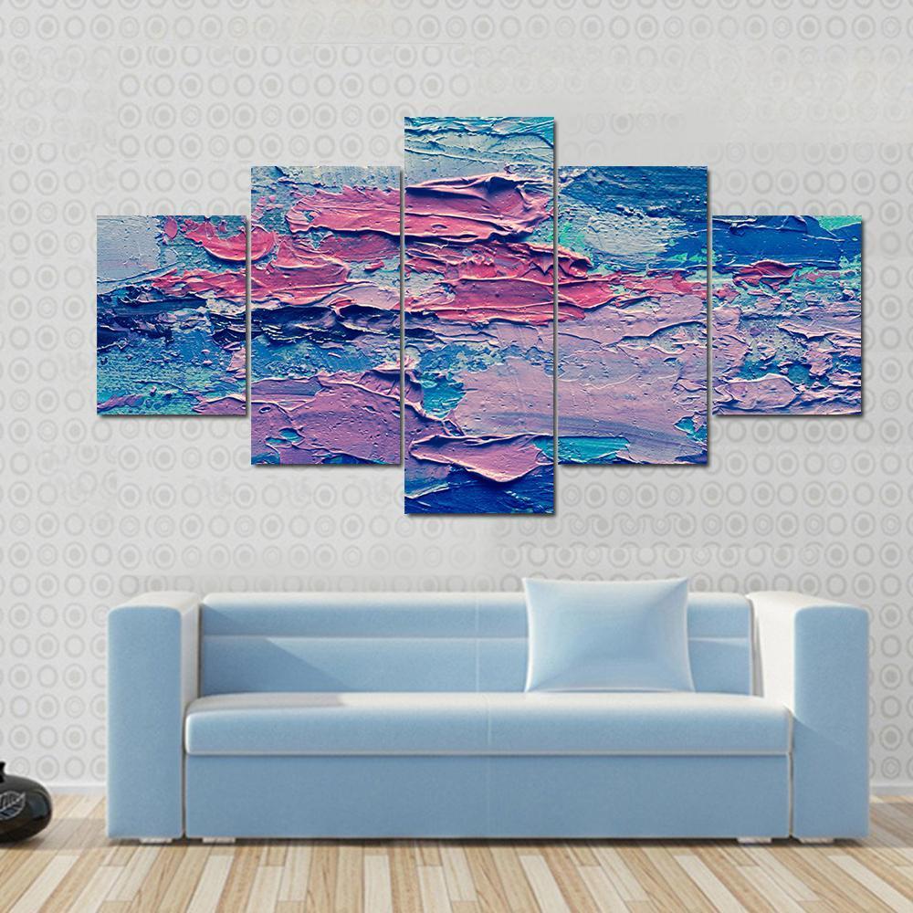 Hand Drawn Oil – Abstract Canvas Wall Art