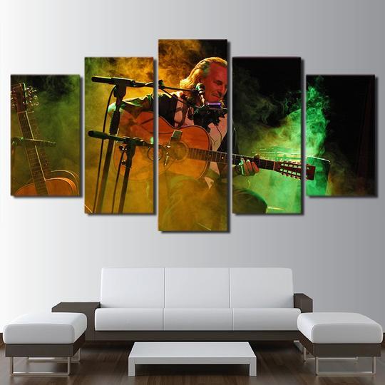 Hans Theessink Dutch Guitarist – Music Canvas Wall Art