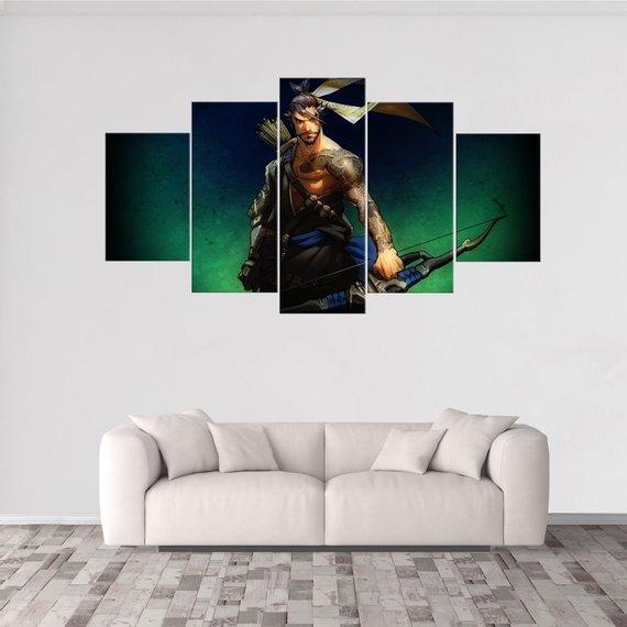 Hanzo Overwatch – Gaming Canvas Wall Art