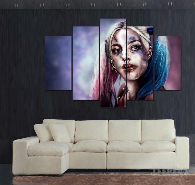 Harley Quinn “Lip Action” – Dc Canvas Wall Art