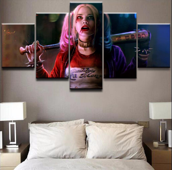 Harley Quinn The Dark Knight Movie – Dc Canvas Wall Art