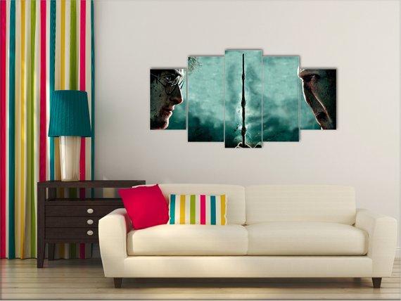 Harry Potter And The Deathly Hallows – Movie Canvas Wall Art