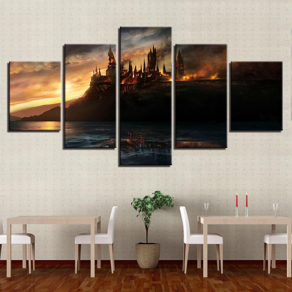 Harry Potter Castle 5 – Movie Canvas Wall Art