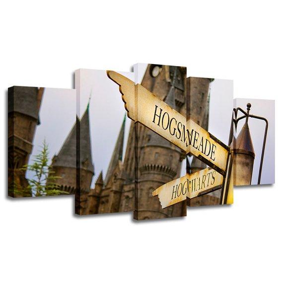 Harry Potter Hogsmeade – Movie Canvas Wall Art