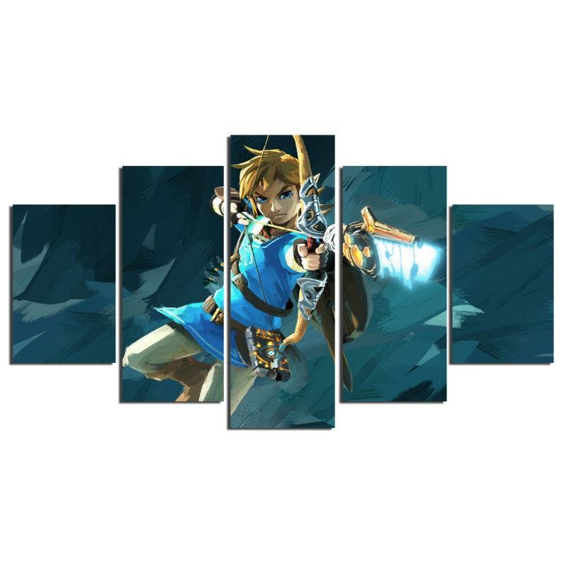 He Legend Of Zelda: Breath Of The Wild 01 – Gaming Canvas Wall Art