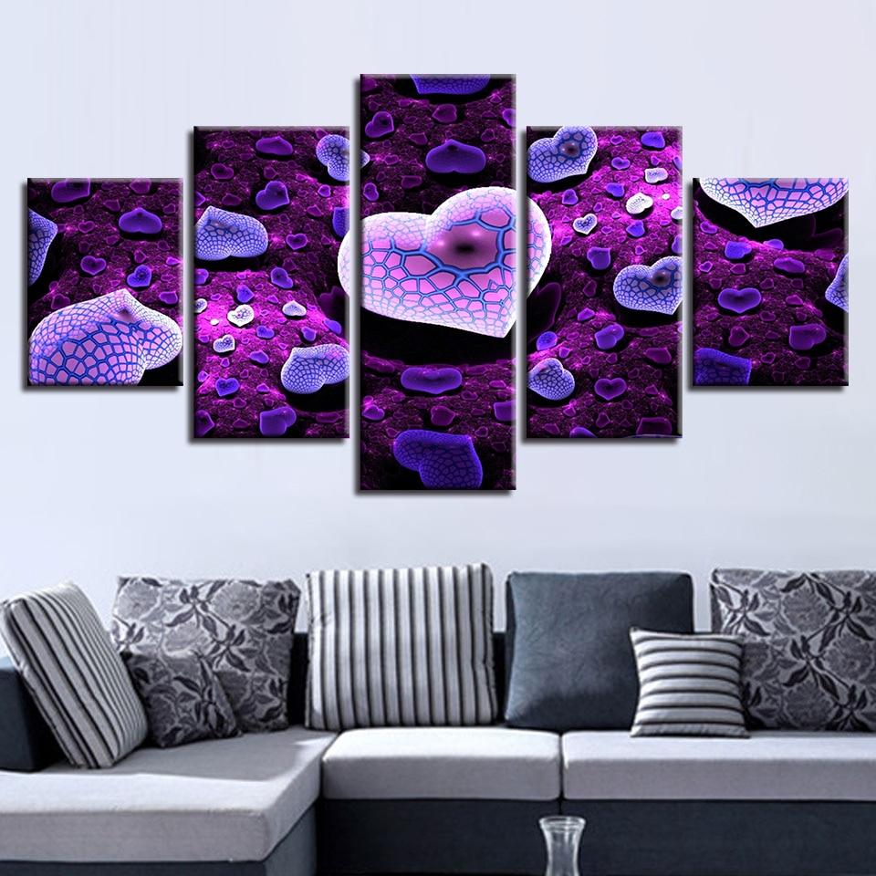 Heart Shape – Abstract Canvas Wall Art