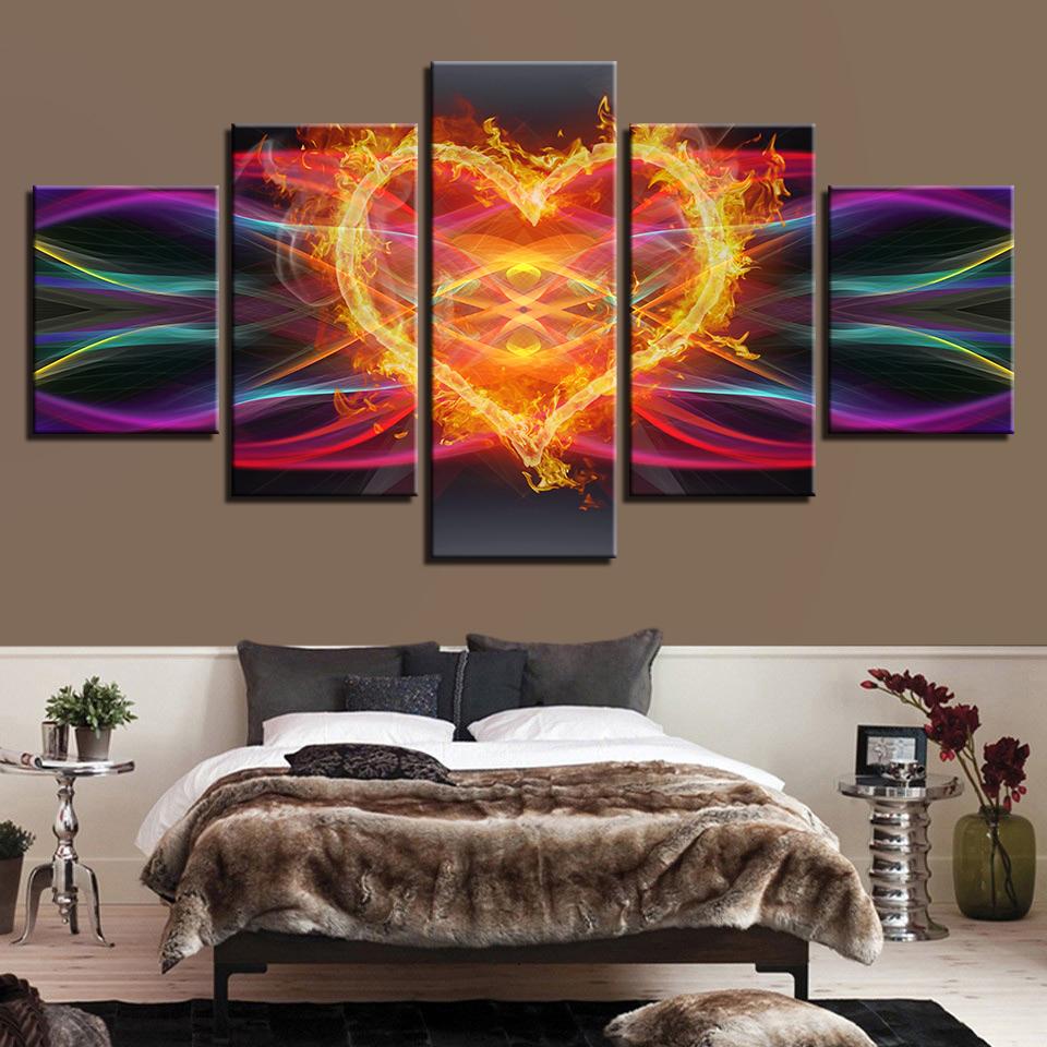 Heart Shaped – Abstract Canvas Wall Art