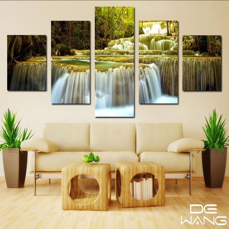 Heaven Waterfall – Nature Canvas Wall Art