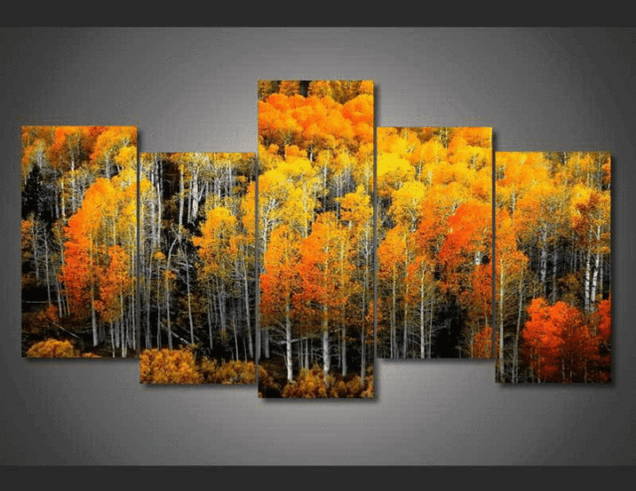 Heavenly Twilight Bush – Nature Canvas Wall Art