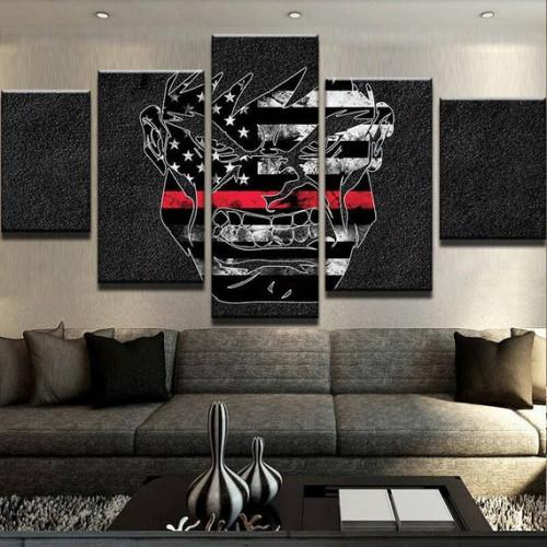 Heroes Uniform – Abstract Canvas Wall Art
