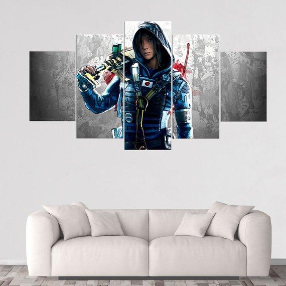 Hibana Rainbow Six Siege Gaming Canvas Wall Art