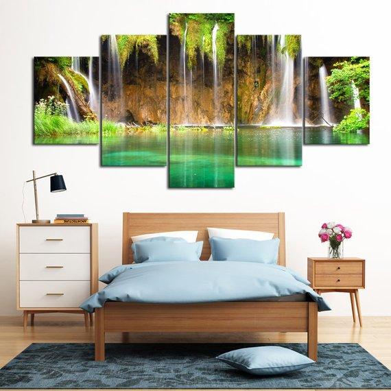 Hidden Waterfall – Nature Canvas Wall Art