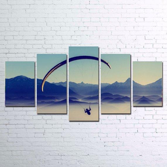 High Altitude Jumps Skydiving – Sport Canvas Wall Art