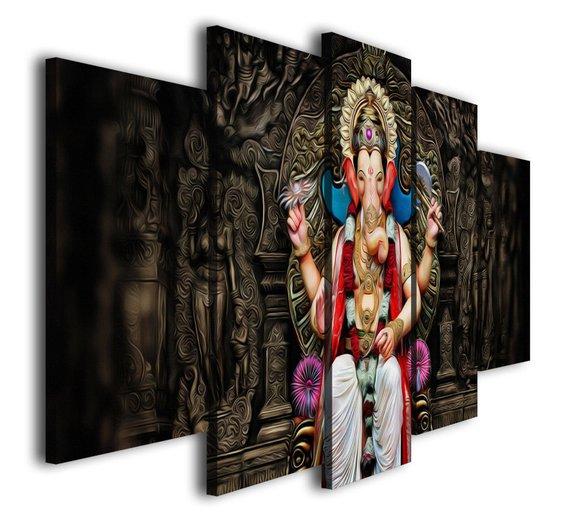 Hindu God Ganesha 22 – Religion Canvas Wall Art