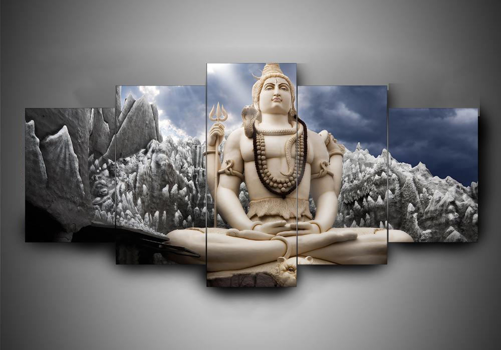 Hinduism – Religion – Shiva 1 – Religion Canvas Wall Art