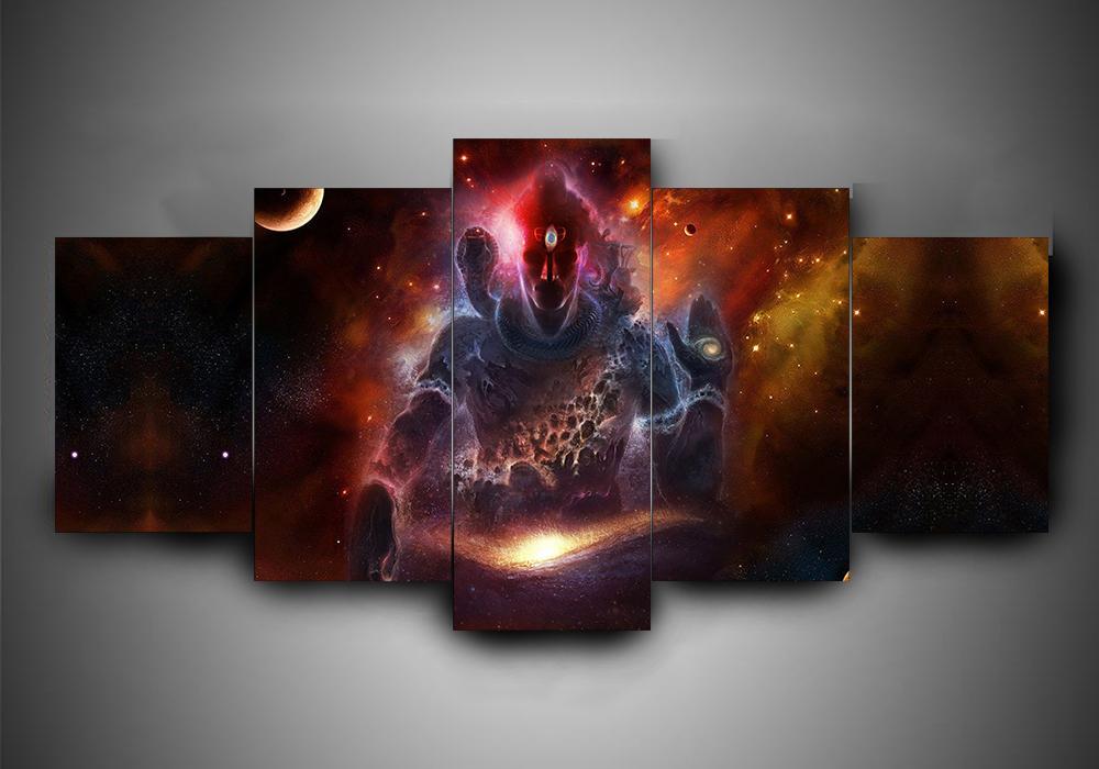 Hinduism – Religion – Shiva 3 – Religion Canvas Wall Art