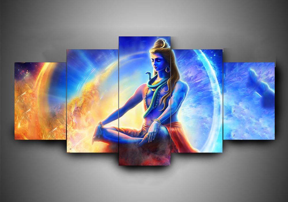 Hinduism – Religion – Shiva – Religion Canvas Wall Art