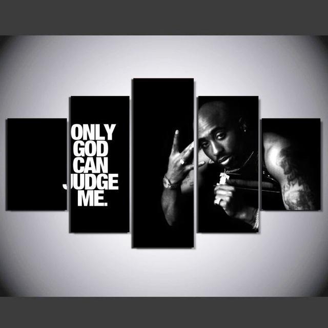 Hiphop Music Tupac – Music Canvas Wall Art