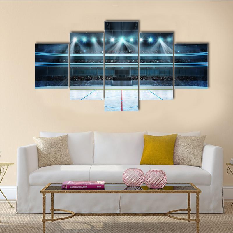 Hockey Sport Arena Sport Canvas Wall Art