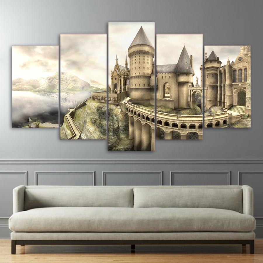 Hogwarts Castle School Of Witchcraft And Wizardry Harry Potter – Canvas Wall Art