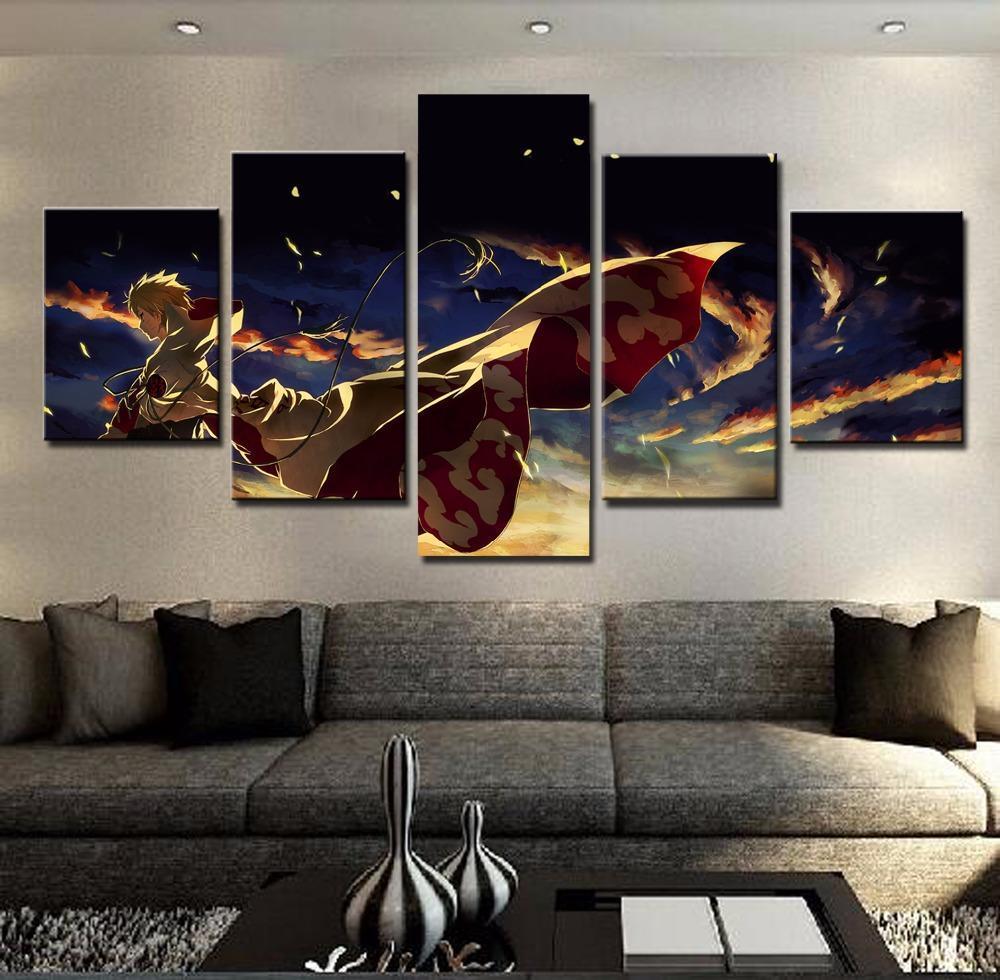 Hokage Ninjia Oil Cartoon Anime Naruto – Anime Canvas Wall Art