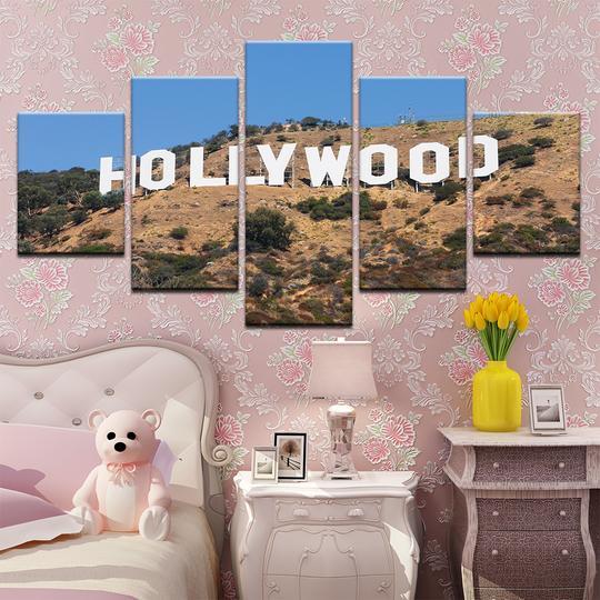 Hollywood Sign California – Nature Canvas Wall Art