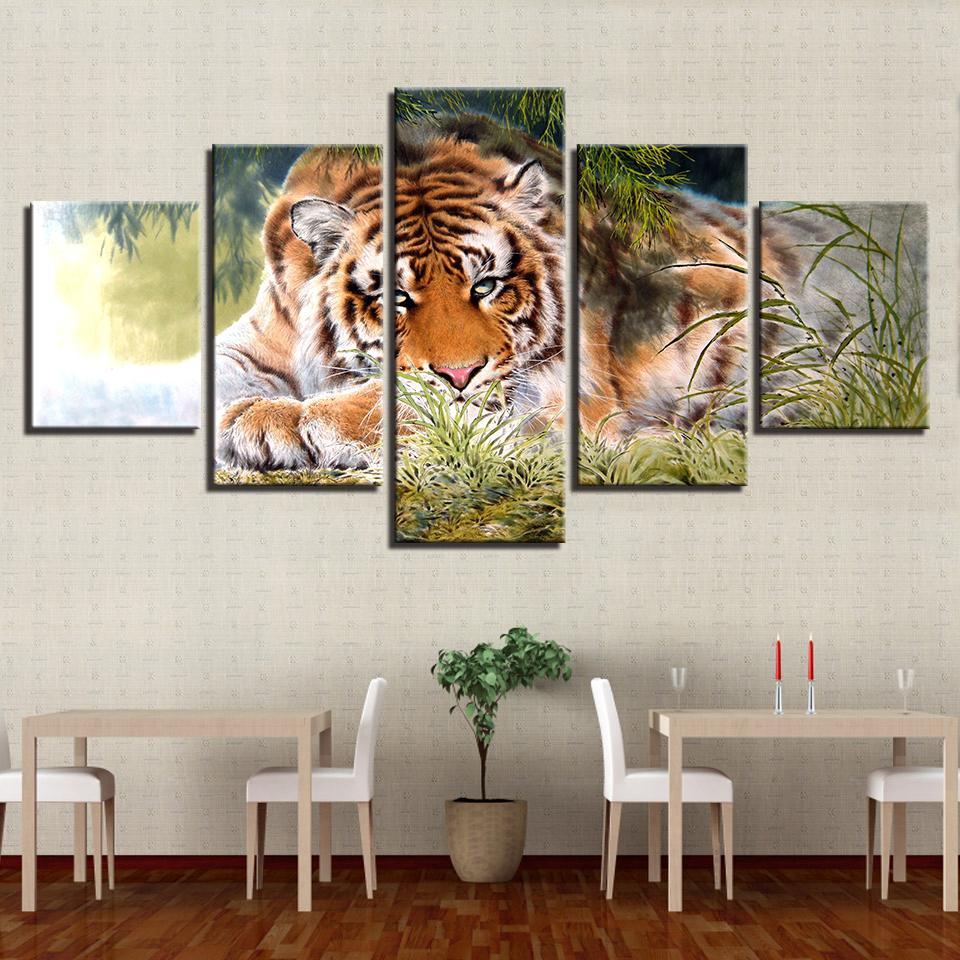 Home Animal Tiger The King Of The Jungle – Animal Canvas Wall Art