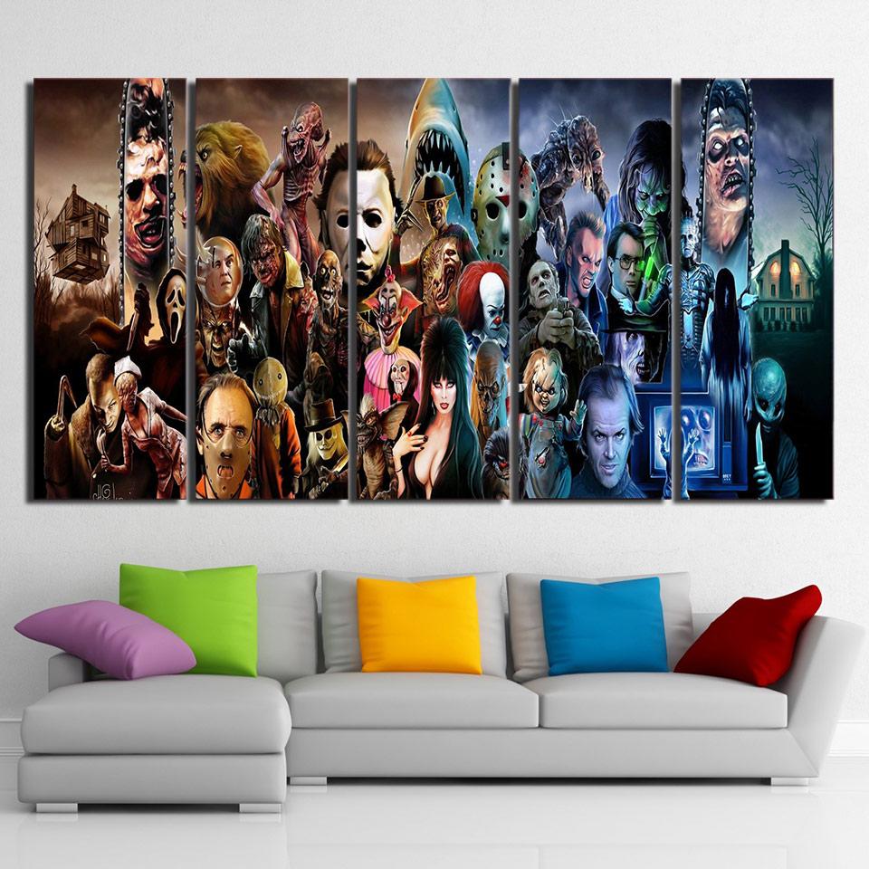 Horror 02 – Movie Canvas Wall Art