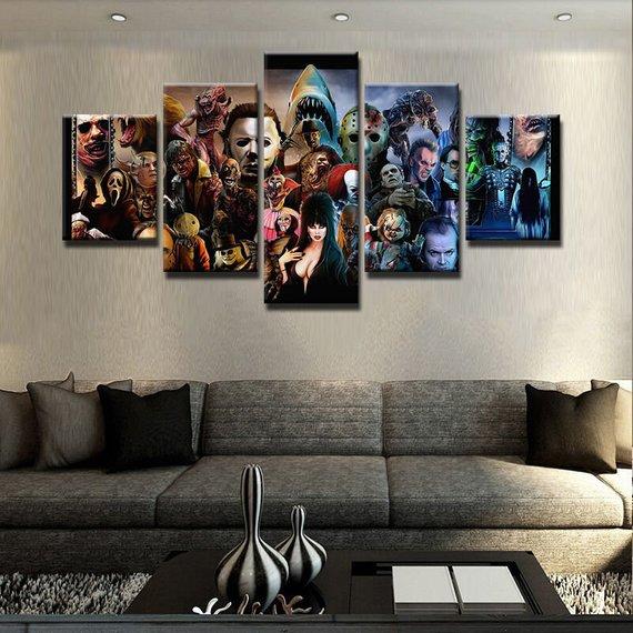 Horror Movie Hall Of Fame 1 – Movie Canvas Wall Art