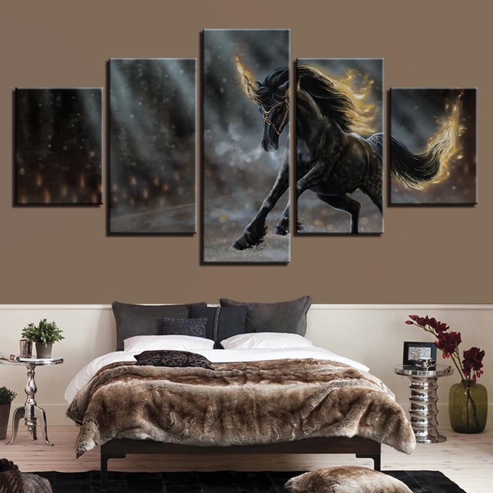 Horse Running 05 – Animal Canvas Wall Art