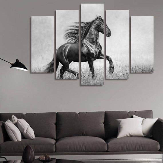 Horse Sky – Animal Canvas Wall Art