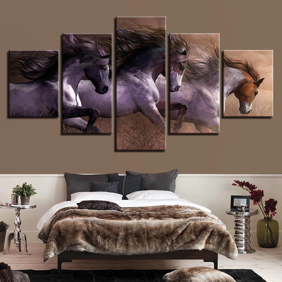 Horses Race – Animal Canvas Wall Art