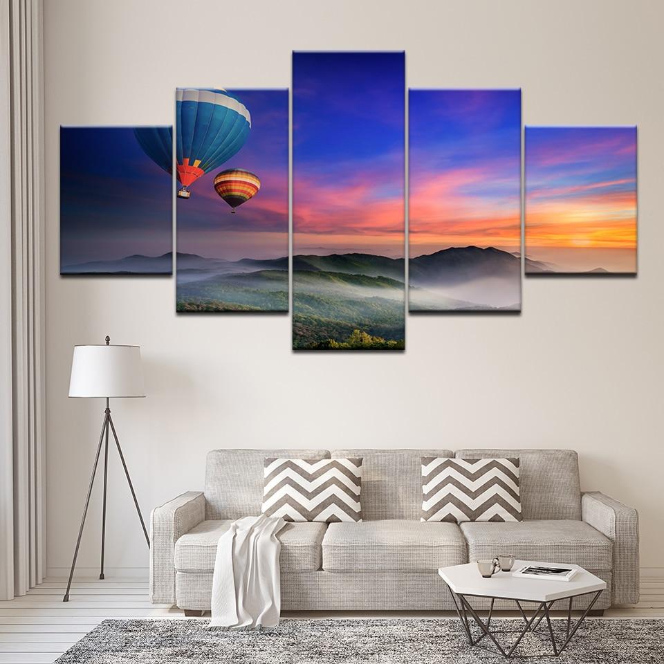 Hot Air Balloon 4 – Nature Canvas Wall Art