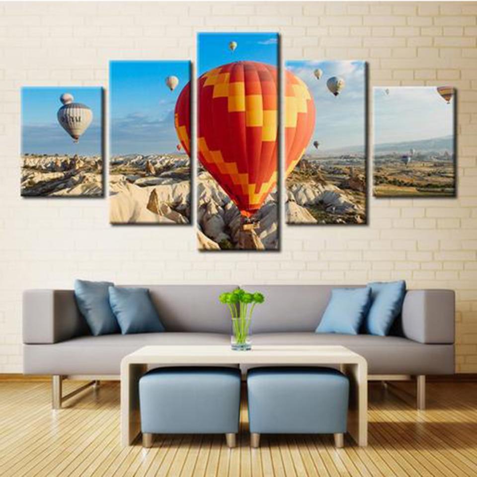 Hot Air Balloon 5 – Nature Canvas Wall Art