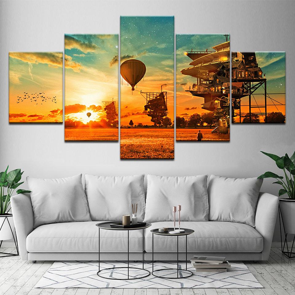 Hot Air Balloon 7 – Nature Canvas Wall Art