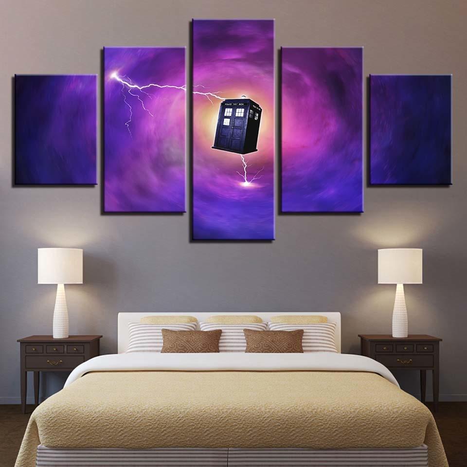 House Lightning 2 – Abstract Canvas Wall Art