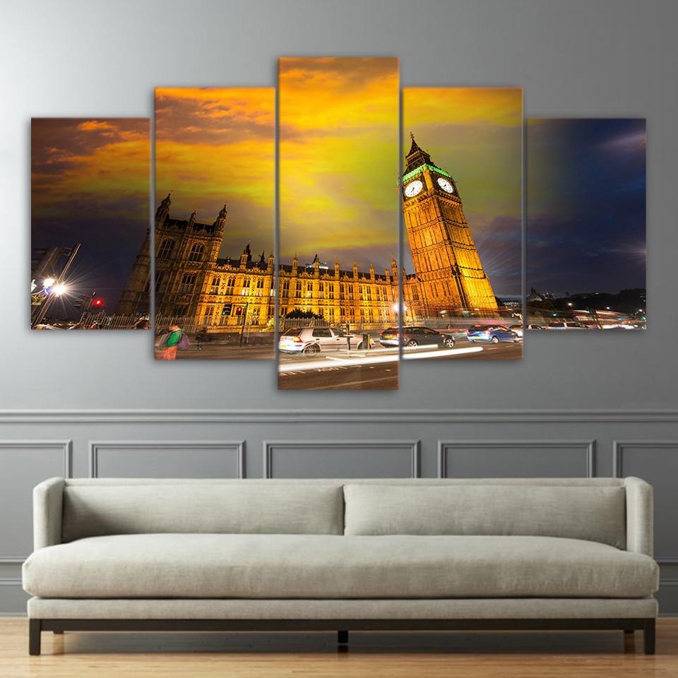 Houses Sky London – Nature Canvas Wall Art