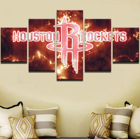 Houston Rockets Basketball 1 – Sport Canvas Wall Art