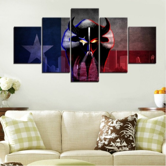 Houston Texans Poster – Sport Canvas Wall Art