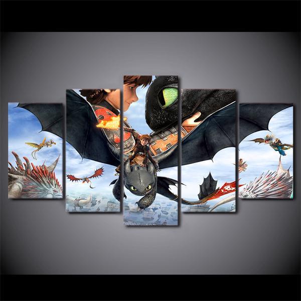 How To Train Your Dragon – Anime Canvas Wall Art