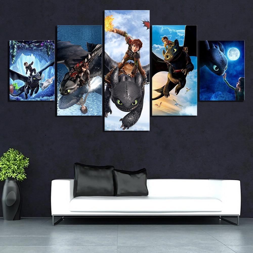 How To Train Your Dragon Best Friend Movie – Canvas Wall Art