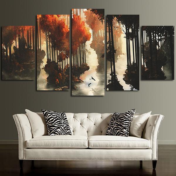How To Train Your Dragon Scenery Cartoon – Canvas Wall Art