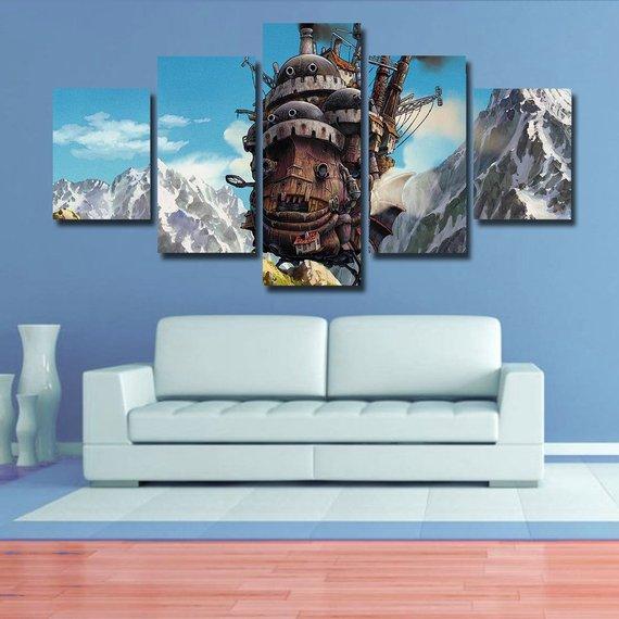 Howls Moving Castle 02 – Anime Canvas Wall Art