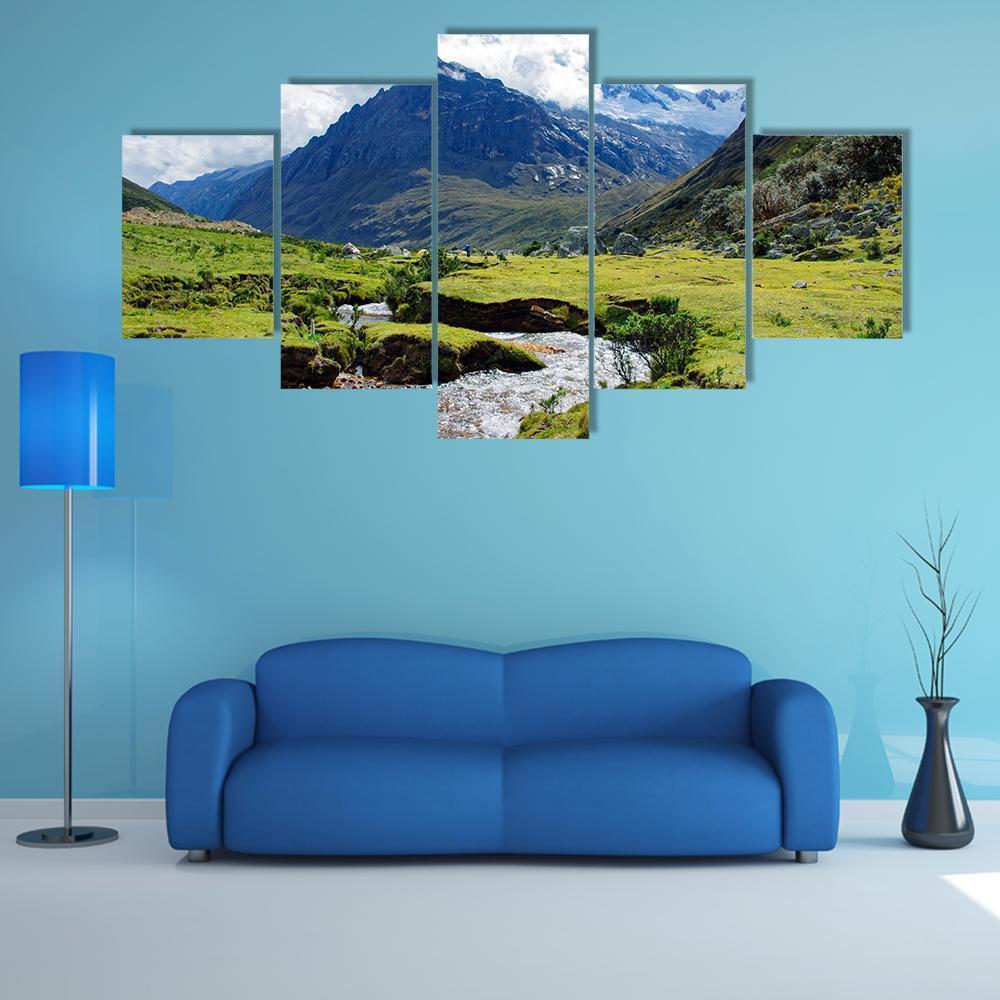 Huaraz Region In Peru – Nature Canvas Wall Art