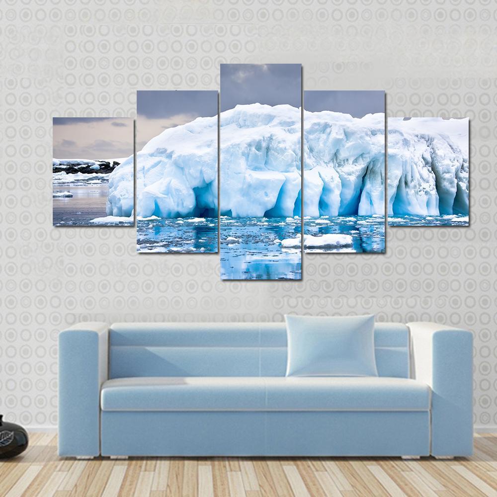 Huge Iceberg In Antarctica – Nature Canvas Wall Art