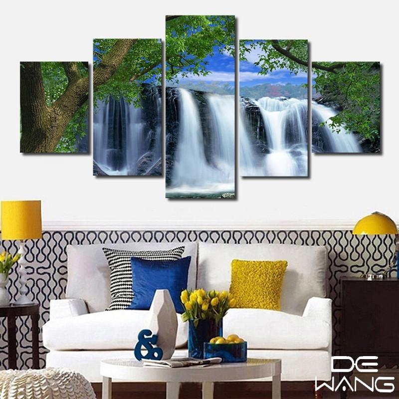 Huge Waterfall – Nature Canvas Wall Art