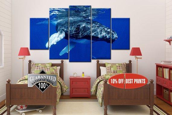 Humpback Whale – Animal Canvas Wall Art
